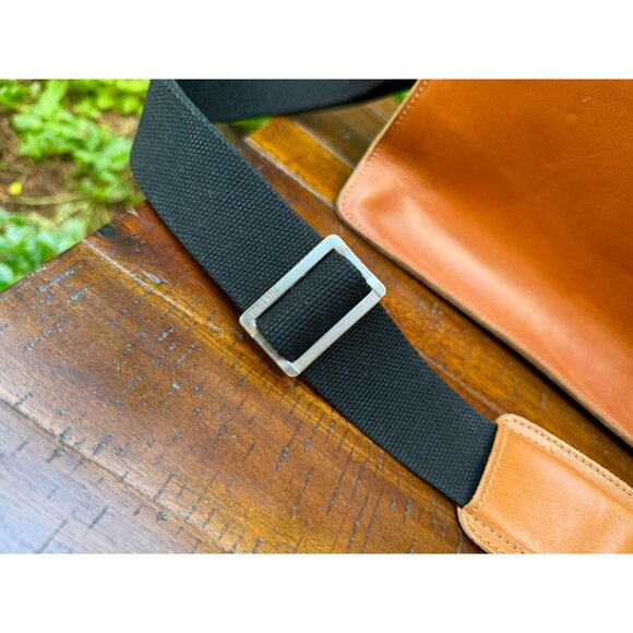 Jack Spade Brown Leather Messenger Bag / Brown Leather Messenger Bag - Picture 7 of 12